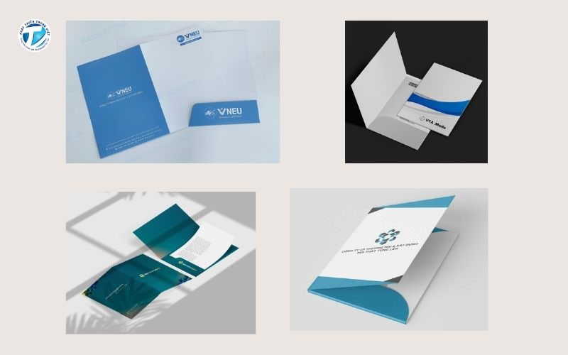 Mẫu kẹp file doanh nghiệp đơn giản